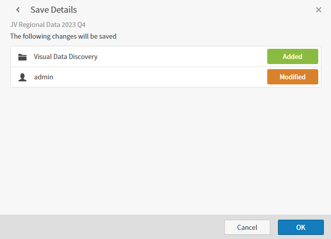 confirm your changes and save